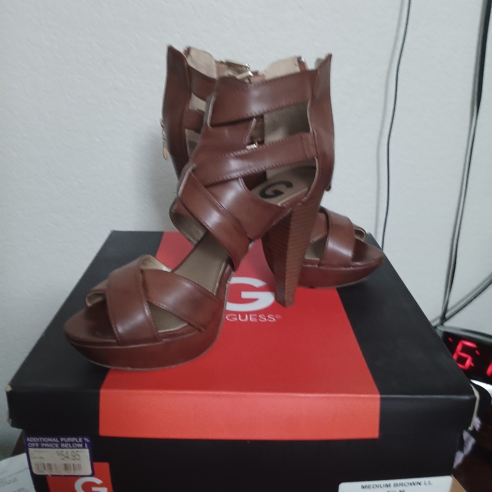 Brown heels